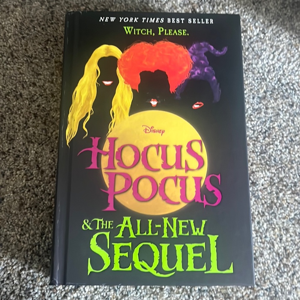 Hardback  Hocus Pocus and sequel never opened